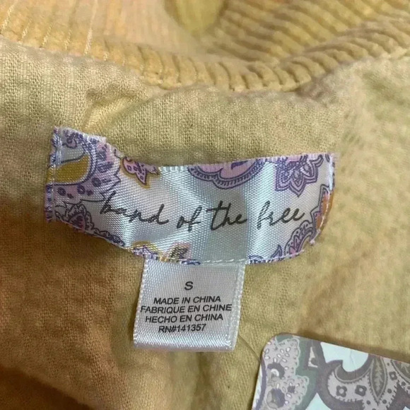 Band of the free tan cotton cordury jacket coat - Picture 10 of 13